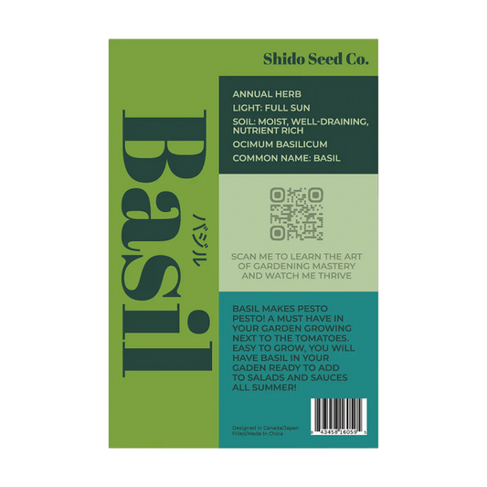 Basil Herb Seeds Packet