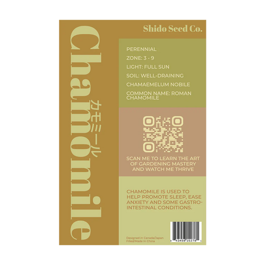 Chamomile Flower Seed Packet