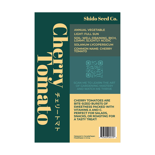 Cherry Tomato Vegetable Seeds Packet