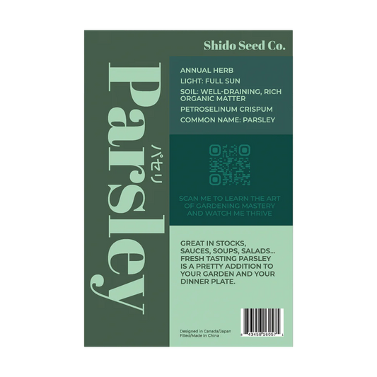 Parsley Herb Seeds Packet