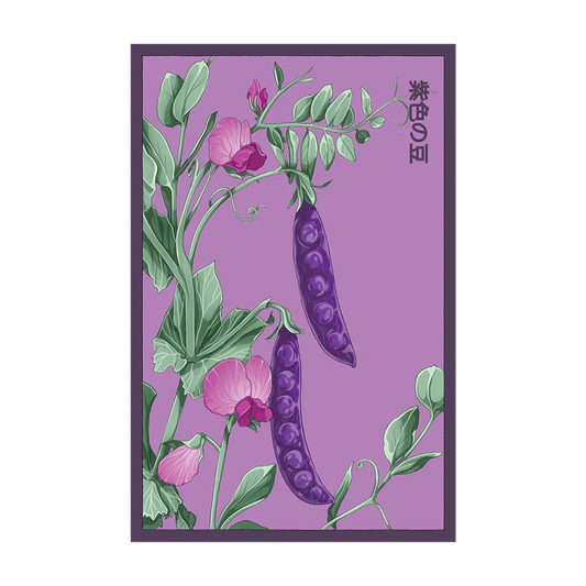 Purple Peas Vegetable Seeds Packet